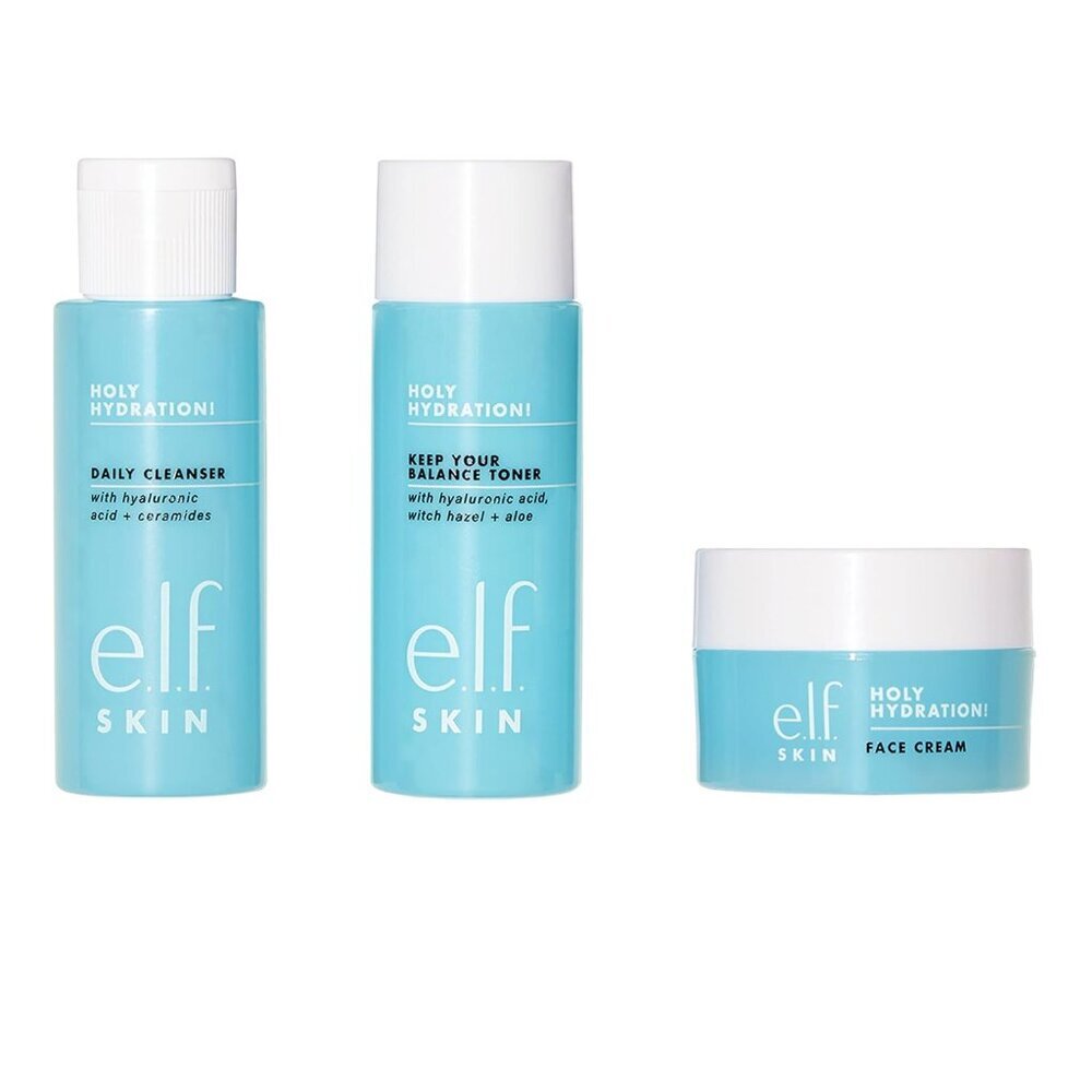 Skin Holy Hydration! The Essentials Mini Kit, Cleanser, Toner & Moisturizer for